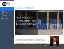 Tablet Screenshot of abbasichemicals.com